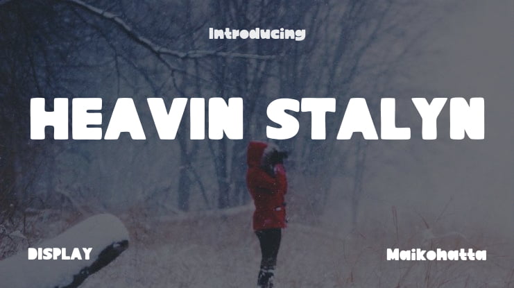 HEAVIN STALYN Font