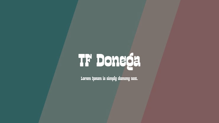 TF Donega Font Family