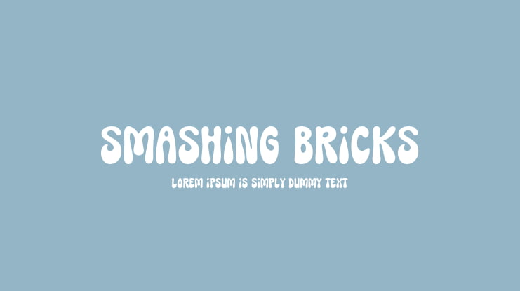 Smashing Bricks Font