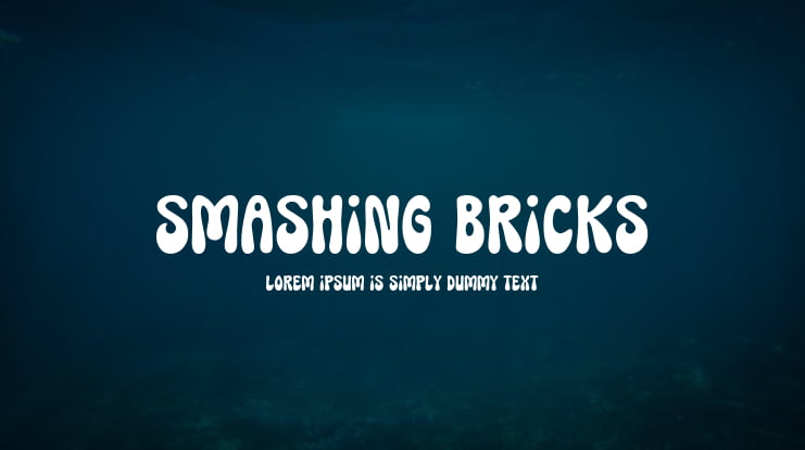 Smashing Bricks Font