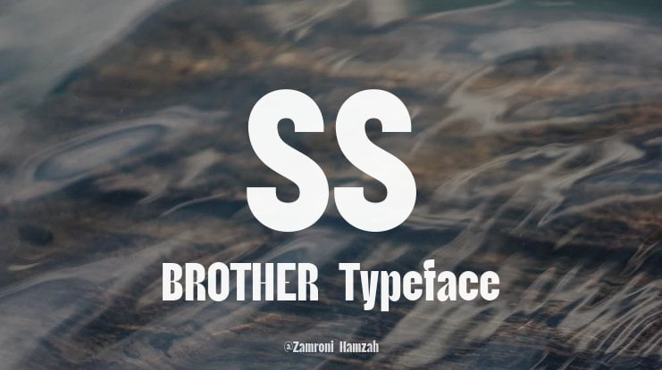 SS BROTHER Font