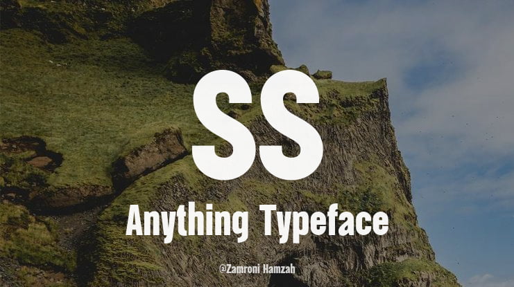 SS Anything Font