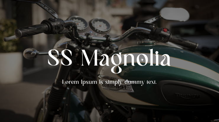 SS Magnolia Font