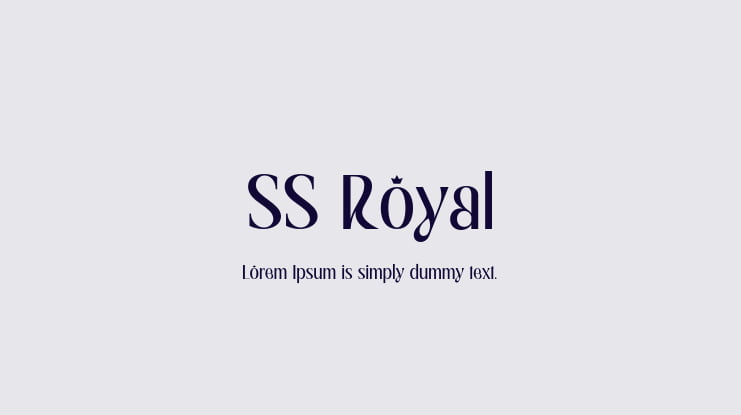 SS Royal Font