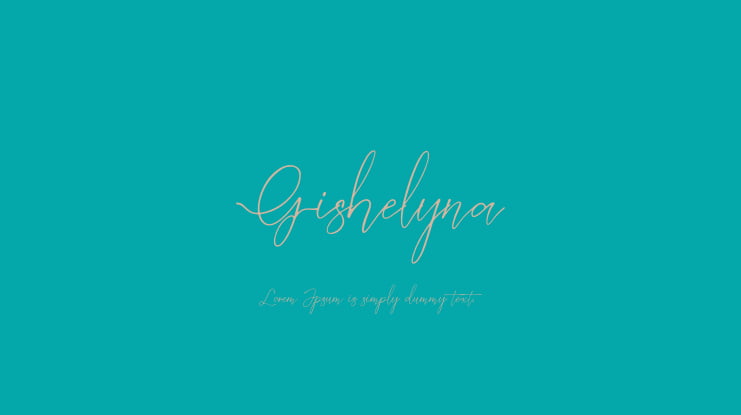 Gishelyna Font