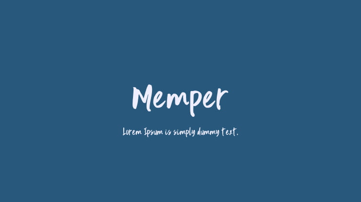 Memper Font