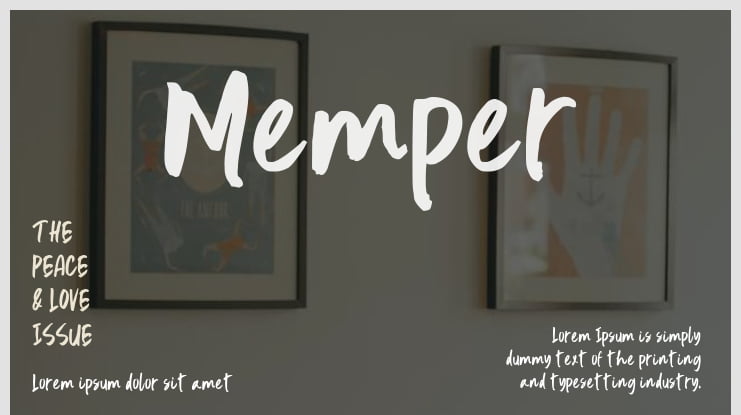 Memper Font