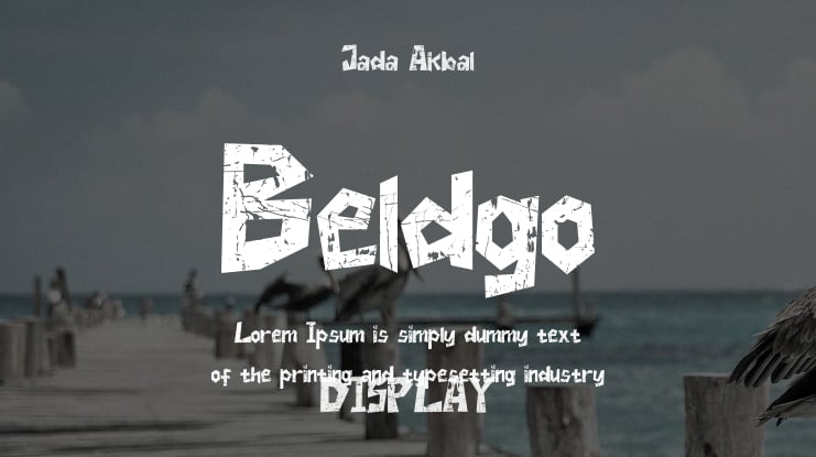 Beldgo Font