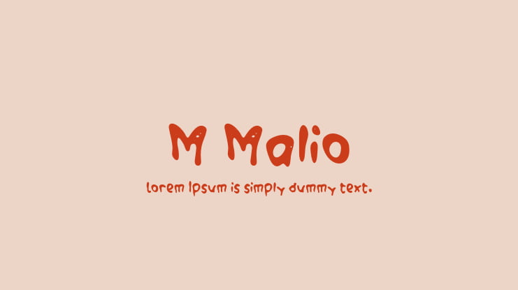 M Malio Font