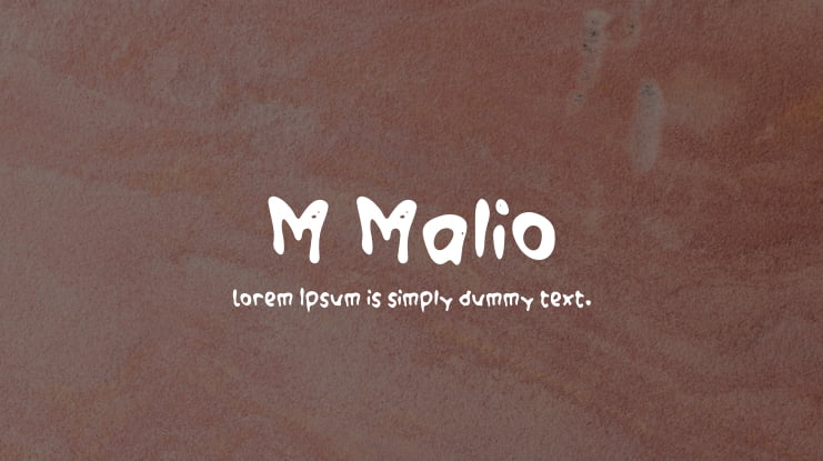 M Malio Font