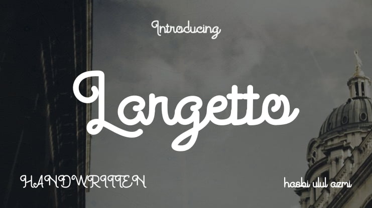 Largetto Font Family