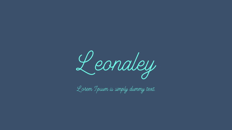 Leonaley Font