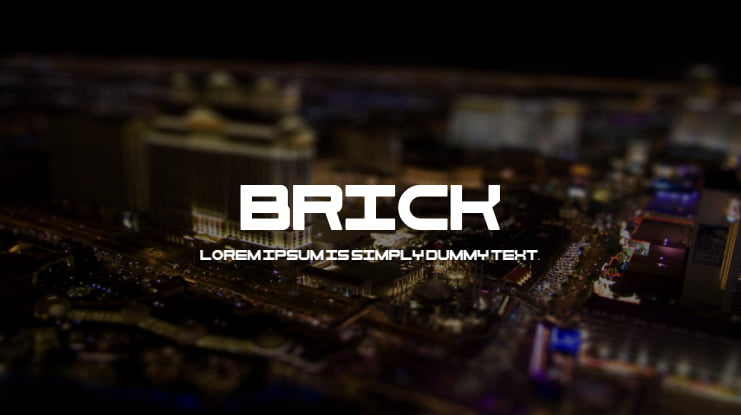 Brick Font Family