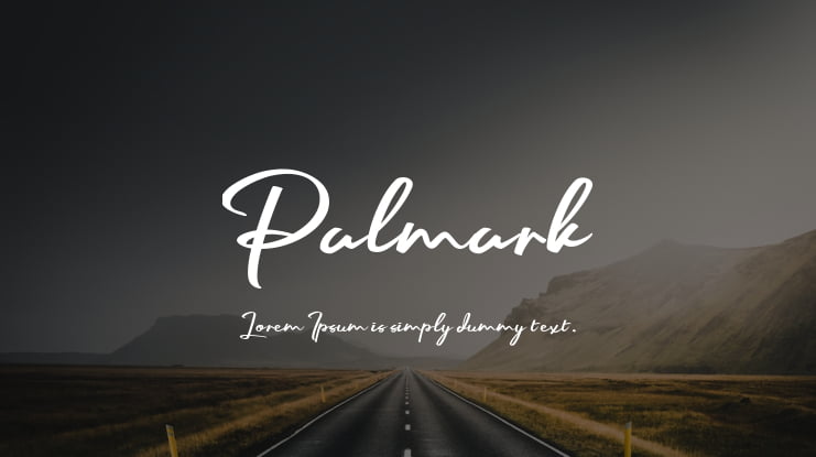 Palmark Font