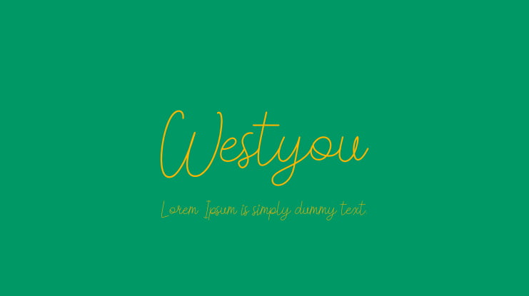 Westyou Font