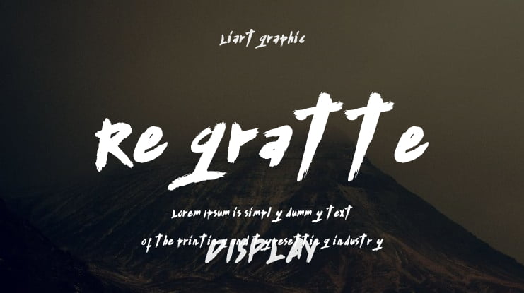 Regratte Font