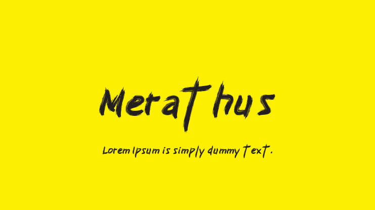 Merathus Font