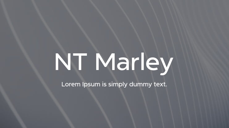 NT Marley Font Family