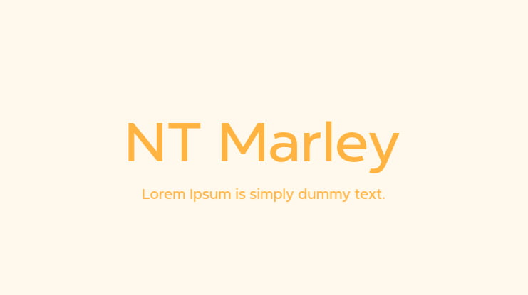 NT Marley Font Family