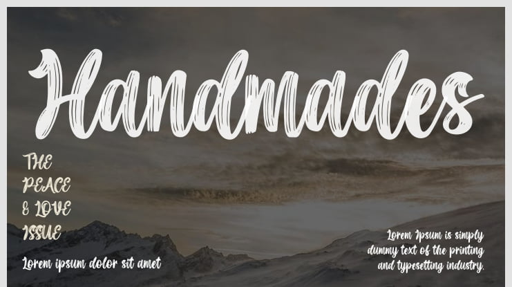 Handmades Font