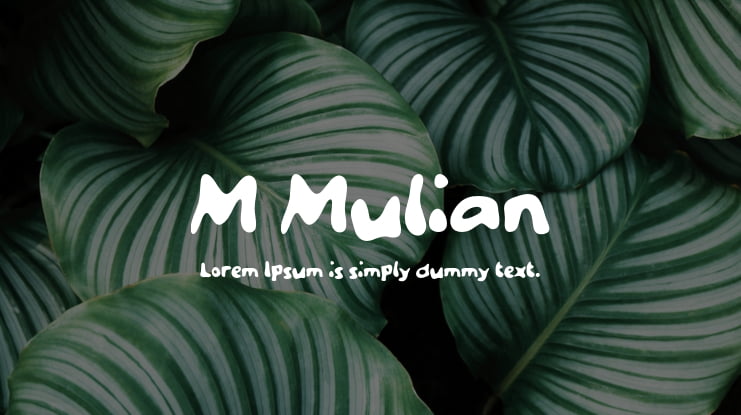 M Mulian Font