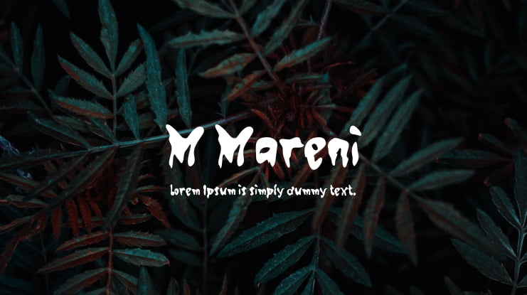 M Mareni Font