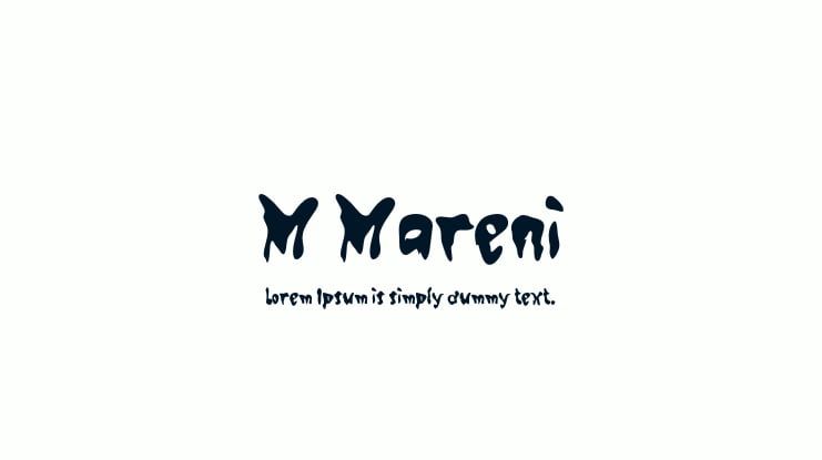 M Mareni Font
