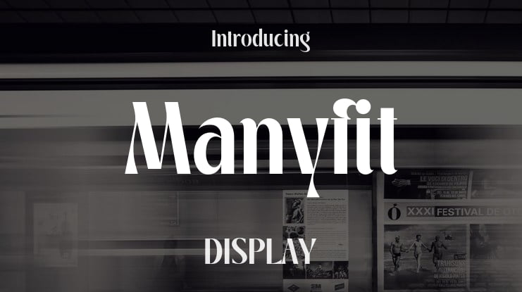 Manyfit Font