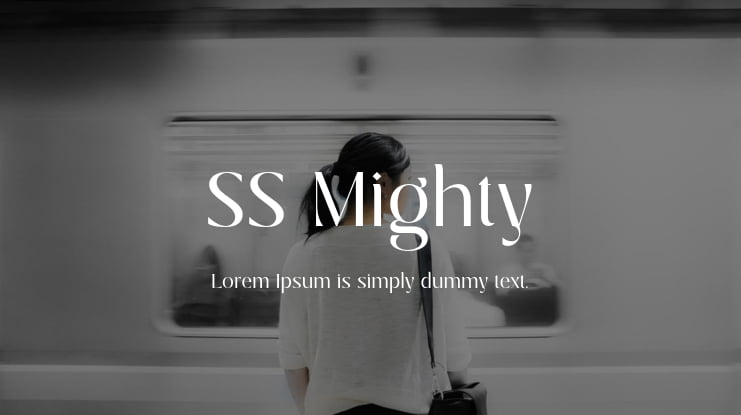 SS Mighty Font