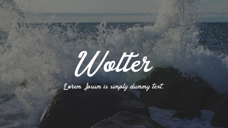 Wolter Font