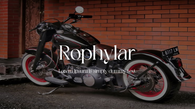 Rophylar Font