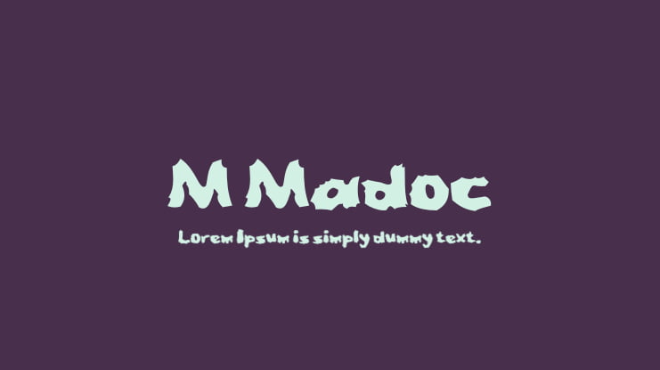 M Madoc Font