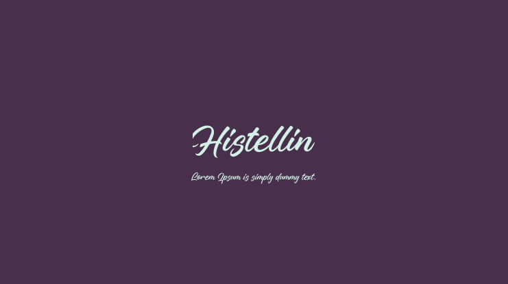 Histellin Font