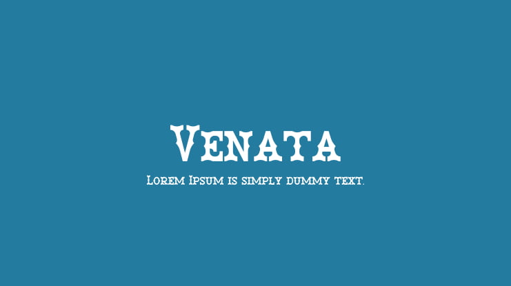 Venata Font