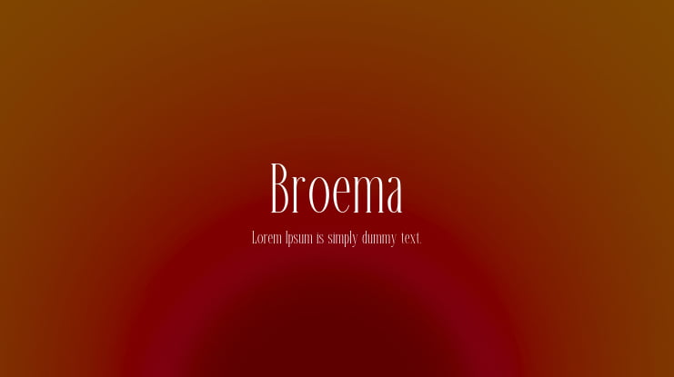 Broema Font