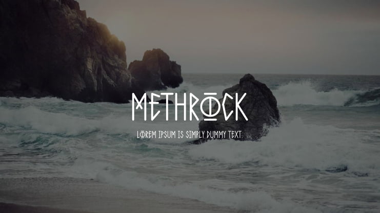 Methrock Font