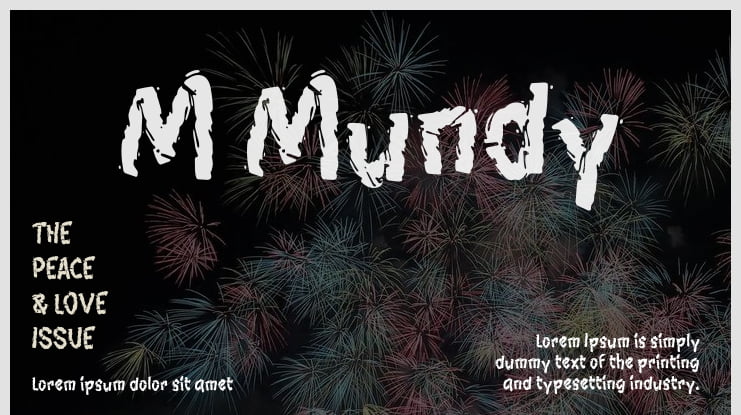 M Mundy Font