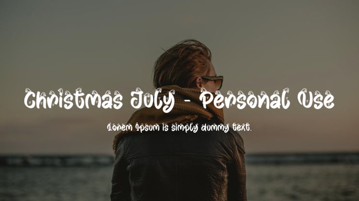 Christmas July - Personal Use Font