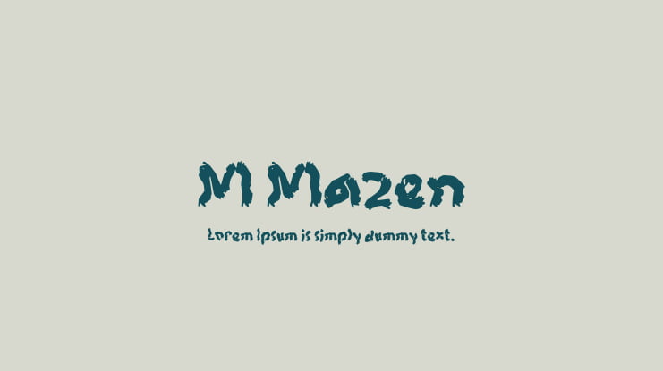 M Mazen Font