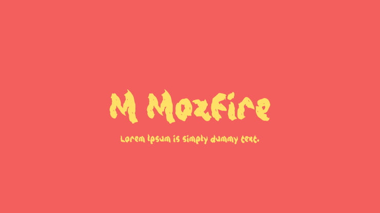 M Mozfire Font