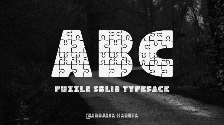 Abc Puzzle Solid Font Family