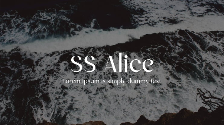 SS Alice Font