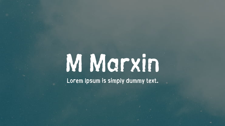 M Marxin Font