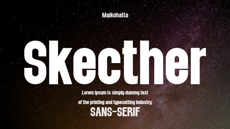 Skecther Font