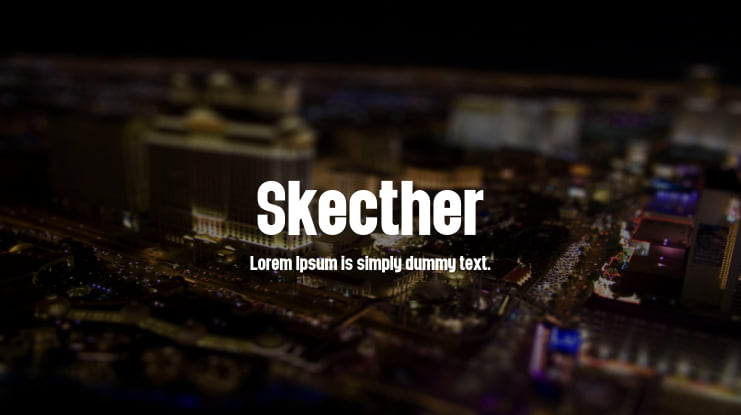Skecther Font
