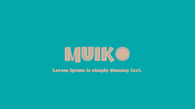 MUIKO Font