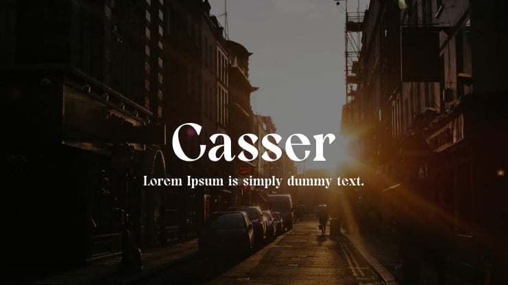 Casser Font