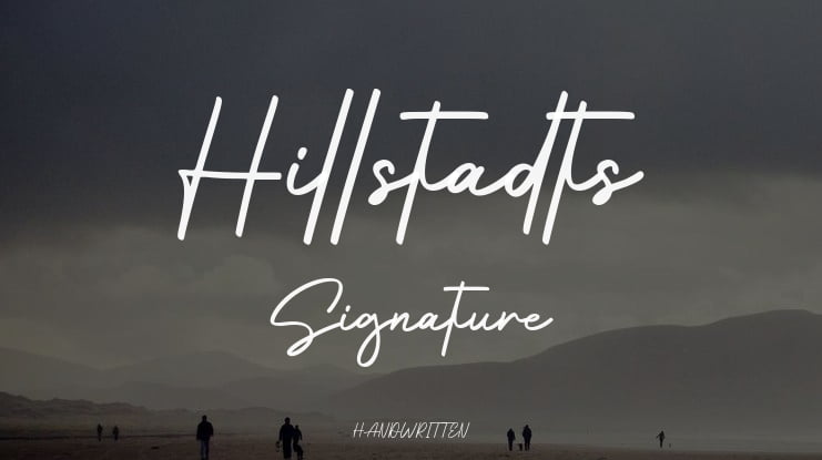 Hillstadts Signature Font