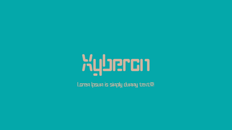 Xyberon Font Family