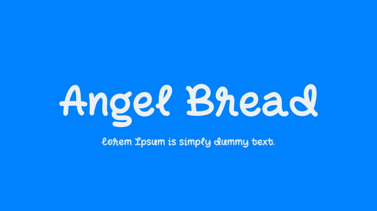 Angel Bread Font